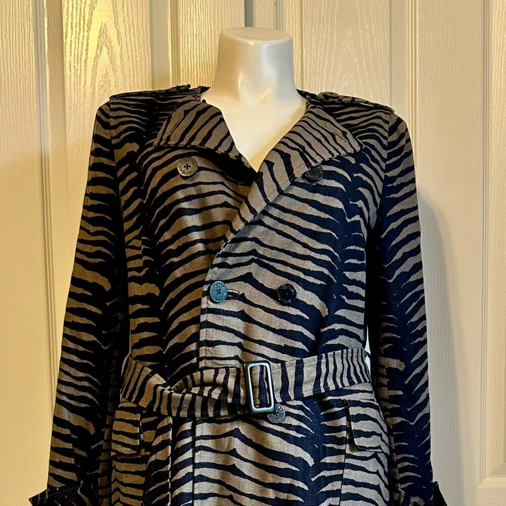 Hobbs London Classic Trench Coat with Belt And Pockets Large, Size 16